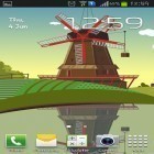 Кроме живых обоев на Андроид Galaxy dandelion 3.0, скачайте бесплатный apk заставки Windmill and pond.