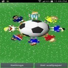 Кроме живых обоев на Андроид Cat licking screen, скачайте бесплатный apk заставки World soccer robots.