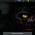 Кроме живых обоев на Андроид Titanfall, скачайте бесплатный apk заставки Zombie eye.